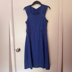 MERRELL Athletic OptiWick Blue Print Dress, Sz M